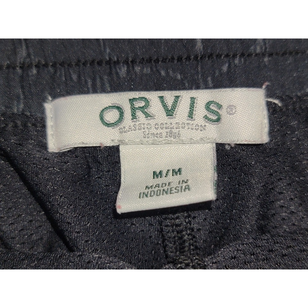 Orvis Travel Skort Womens Medium Black Rose Embossed Mesh Inner Shorts Pull On‎ - Picture 9 of 12